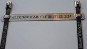 kablo etiketi-kablo bağı-çelik metal etiket